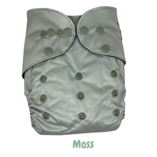 Load image into Gallery viewer, Butternut Plain Pocket Nappies (with Charcoal Stay Dry Lining)