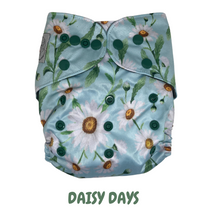Load image into Gallery viewer, Butternut Exclusive Print Pocket Nappies (with suede fleece stay dry lining)