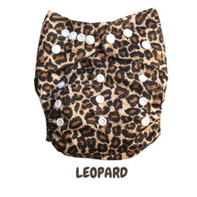 Load image into Gallery viewer, Butternut Exclusive Print Pocket Nappies (with Charcoal Stay Dry Lining)