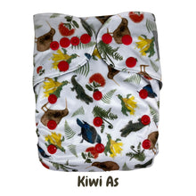 Load image into Gallery viewer, Butternut Exclusive Print Pocket Nappies (with Charcoal Stay Dry Lining)
