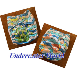 Fancy Print (suede lined) Pocket Nappies ON SALE NOW