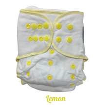 Load image into Gallery viewer, Butternut bamboo/cotton fitted nappy