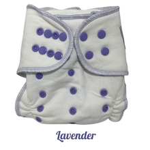 Load image into Gallery viewer, Butternut bamboo/cotton fitted nappy