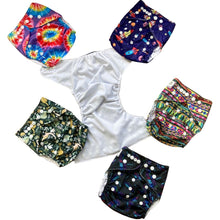 Load image into Gallery viewer, Butternut Printed Pocket Nappies - with Superlight (AWJ) stay-dry lining
