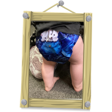 Load image into Gallery viewer, Fancy Print (suede lined) Pocket Nappies ON SALE NOW
