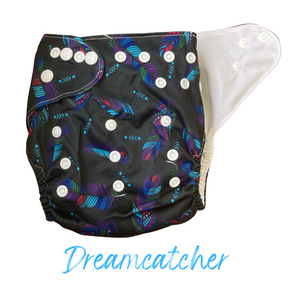 Butternut Printed Pocket Nappies - with Superlight (AWJ) stay-dry lining