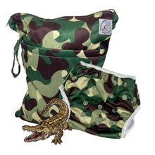 Load image into Gallery viewer, Swim nappy &amp; wet bag set. WHAT A DEAL!
